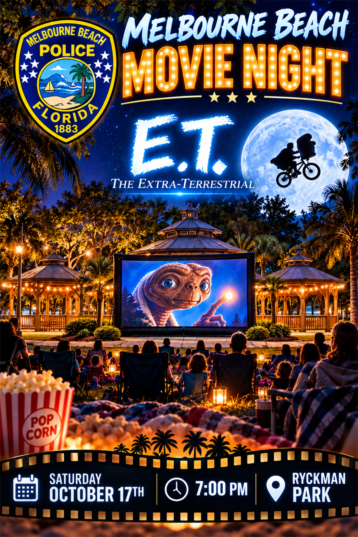 Movie in the Park 10/17/2026 at 7 pm - E.T.