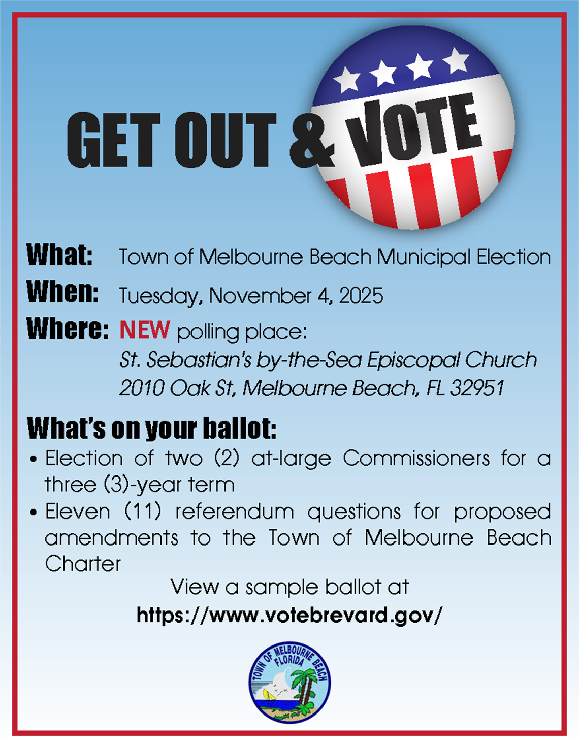 2025 Municipal Election Flyer