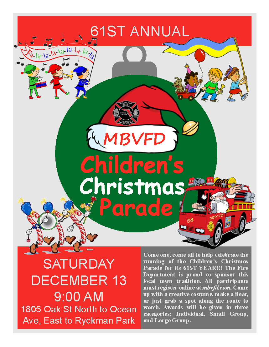 2025 Christmas Parade Flyer