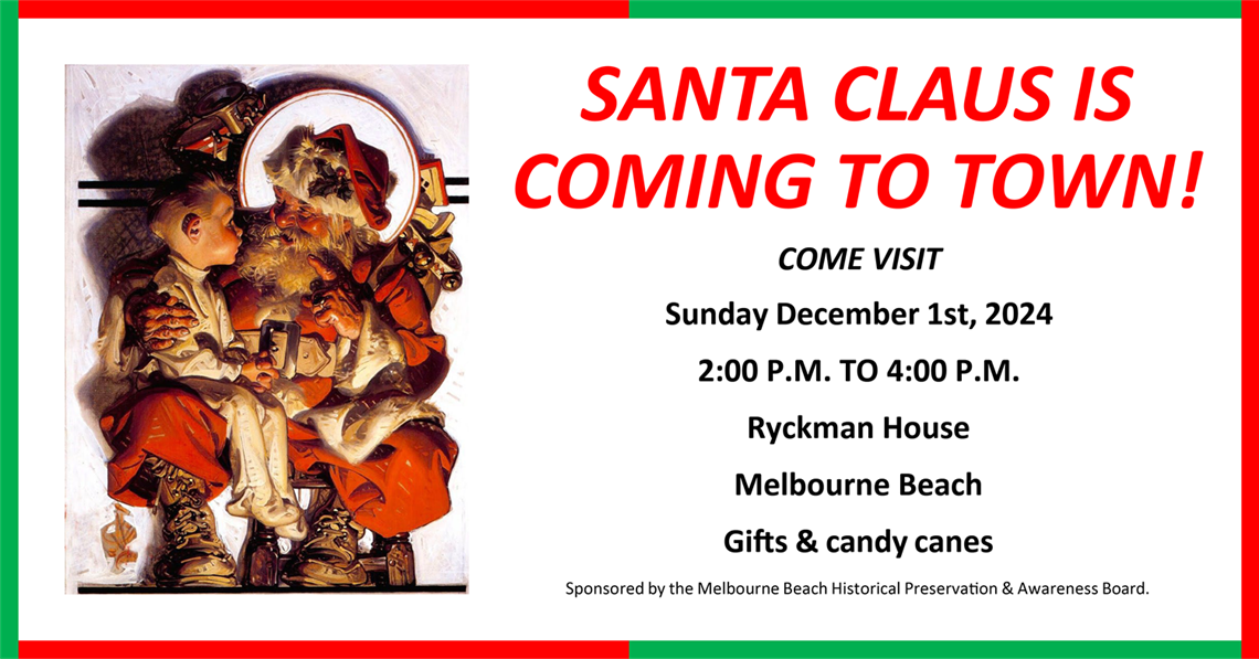 Santa at Ryckman House
