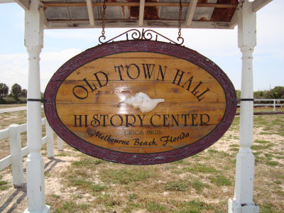 Old Town History Center Sign