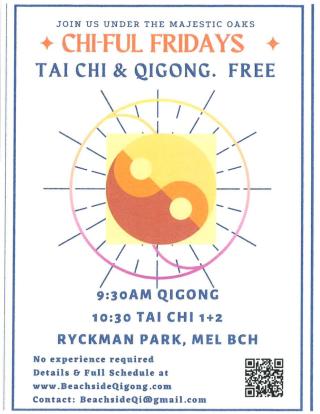 Tai Chi and Qigong flyer